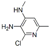 2-氯-N4,6-二甲基-3,4-二氨基吡啶结构式_870135-16-3结构式