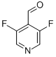 3,5-二氟吡啶-4-甲醛结构式_870234-98-3结构式