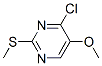 4-氯-5-甲氧基-2-甲基硫代嘧啶结构式_87026-45-7结构式