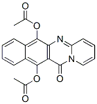 6,11-双(乙酰基氧基)-12H-苯并[g]吡啶并[2,1-b]喹唑啉-12-酮结构式_87026-67-3结构式