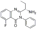 2-[(1S)-1-氨基丙基]-5-氟-3-苯基-4(3H)-喹唑啉酮结构式_870281-86-0结构式
