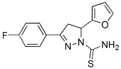 3-(4-氟苯基)-5-(2-呋喃)-4,5-二氢-1H-吡唑-1-硫代羧酰胺结构式_870680-36-7结构式