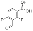 2,4-二氟-3-甲酰基苯硼酸结构式_870718-06-2结构式