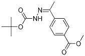 (Z)-2-(1-(4-(甲氧基羰基)苯基)亚乙基)肼羧酸叔丁酯结构式_870822-87-0结构式