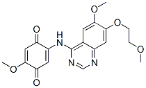 2-甲氧基-5-(6-甲氧基-7-(2-甲氧基苄氯)喹唑啉-4-yl氨基)-2,5-环己二烯-1,4-二酮结构式_870959-98-1结构式
