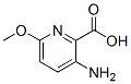3-Amino-6-methoxypyridine-2-carboxylic acid Structure,870971-19-0Structure