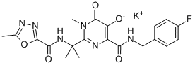 雷特格韦钾盐结构式_871038-72-1结构式