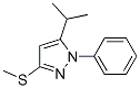 5-异丙基-3-甲基硫代-1-苯基-1H-吡唑结构式_871110-18-8结构式