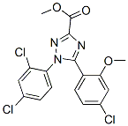 5-(4-氯-2-甲氧基苯基)-1-(2,4-二氯苯基)-1H-1,2,4-噻唑-3-羧酸甲酯结构式_871261-01-7结构式