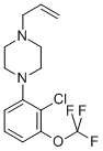 1-[2-氯-3-(三氟甲氧基)苯基]-4-(2-丙烯-1-基)-哌嗪结构式_871357-04-9结构式
