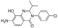 7-氨基-3-(4-氯苯基)-8-羟基-2-(1-甲基乙基)-4(3H)-喹唑啉酮结构式_871814-50-5结构式