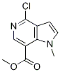4-氯-1-甲基-1H-吡咯并[3,2-c]吡啶-7-羧酸甲酯结构式_871819-43-1结构式
