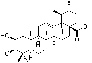2beta-羟基熊果酸结构式_87205-98-9结构式