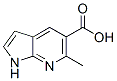 1H-Pyrrolo[2,3-b]pyridine-5-carboxylic acid, 6-methyl- Structure,872355-55-0Structure