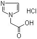 1H-咪唑-1-乙酸盐酸盐结构式_87266-37-3结构式