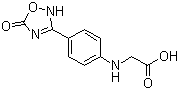 2-(4-(5-氧代-4,5-二氢-1,2,4-噁二唑-3-基)苯基氨基)乙酸结构式_872728-82-0结构式
