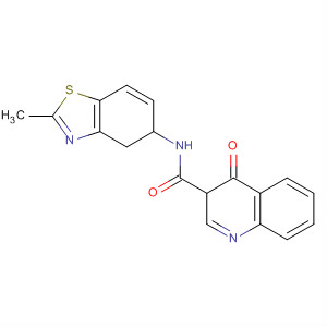 N-(2-甲基苯并噻唑-5-基)-4-氧代-1H-喹啉-3-羧酰胺结构式_873050-61-4结构式