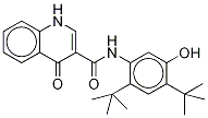N-(2,4-二叔丁基-5-羟基苯基)-1,4-二氢-4-氧代-3-喹啉甲酰胺结构式_873054-44-5结构式