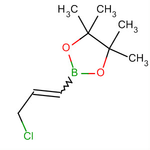 2-(3-氯-1-丙烯-1-基)-4,4,5,5-四甲基-1,3,2-二噁硼烷结构式_873077-21-5结构式