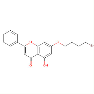 7-(4-溴丁氧基)-5-羟基-2-苯基-4H-色烯-4-酮结构式_873302-27-3结构式