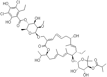 非达霉素结构式_873857-62-6结构式