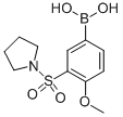 4-甲氧基-3-(吡咯烷-1-基磺酰基)苯硼酸结构式_874219-52-0结构式