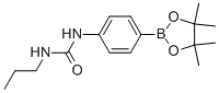 Urea,n-propyl-n(4-4,4,5,5-tetramethy（1,3,2-dioxabor0lan-2-yl)phenyl Structure,874291-01-7Structure