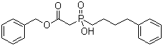 [羟基(4-苯丁基)氧膦基]乙酸苄酯结构式_87460-09-1结构式