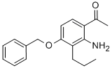 1-[2-氨基-4-(苯基甲氧基)-3-丙基苯基]-乙酮结构式_87472-99-9结构式