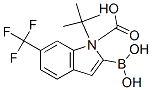 2-硼-6-三氟甲基-1H-吲哚-1-羧酸-1-(1,1-二甲基乙基酯)结构式_875558-27-3结构式