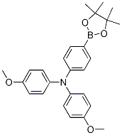 N,N-双(4-甲氧基苯基)-4-(4,4,5,5-四甲基-1,3,2-二噁硼烷-2-基)-苯胺结构式_875667-84-8结构式