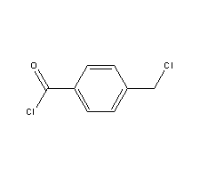 4-氯甲基苯甲酰氯结构式_876-08-4结构式