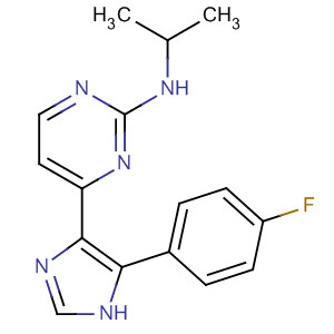 4-(4-(4-氟苯基)-1H-咪唑-5-基)-n-异丙基嘧啶-2-胺结构式_876521-41-4结构式