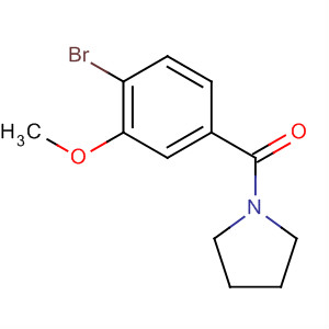 (4-溴-3-甲氧基苯基)(吡咯烷-1-基)甲酮结构式_876752-72-6结构式