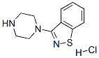 3-(1-哌嗪基)-1,2-苯并异噻唑盐酸盐结构式_87691-88-1结构式