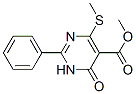 4-(甲基硫代)-6-氧代-2-苯基-1,6-二氢嘧啶-5-羧酸甲酯结构式_87693-90-1结构式