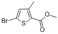 5-溴-3-甲基-2-噻吩羧酸甲酯结构式_876938-56-6结构式