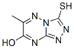 3-疏基-6-甲基-[1,2,4]噻唑并[4,3-b][1,2,4]噻嗪-7-醇结构式_877-28-1结构式