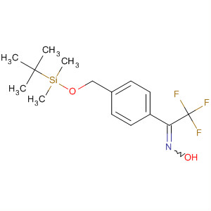 4-(2,2,2-三氟乙基-1-肟)苄醇叔丁基(二甲基)甲硅烷基醚结构式_87736-77-4结构式