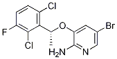 [5-溴-3-[(1R)-(2,6-二氯-3-氟苯基)乙氧基]吡啶-2-基]胺结构式_877399-00-3结构式