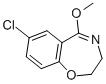 7-氯-2,3-二氢-5-甲氧基苯并[f][1,4]噁氮杂卓结构式_877402-54-5结构式
