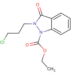 2-(3-氯-丙基)-3-氧代-2,3-二氢-吲唑-1-羧酸乙酯结构式_877624-07-2结构式
