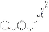 3-[3-(1-哌啶甲基)苯氧基]-1-丙胺-二氯盐酸盐(9CI)结构式_87766-25-4结构式