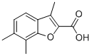 3,6,7-三甲基-1-苯并呋喃-2-羧酸结构式_878417-05-1结构式