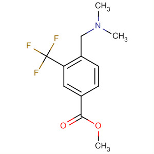 4-[(二甲基氨基)甲基]-3-(三氟甲基)苯甲酸甲酯结构式_878744-98-0结构式