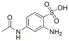 4-乙酰氨基-2-氨基苯磺酸结构式_88-64-2结构式