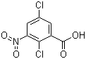 2,5-二氯-3-硝基苯甲酸结构式_88-86-8结构式
