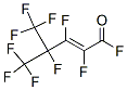 2,3,4,5,5,5-Hexafluoro-4-trifluoromethyl-2-pentenoyl fluoride Structure,88022-48-4Structure