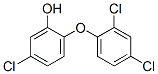 5-氯-2-(2,4-二氯苯氧基)苯酚结构式_88032-08-0结构式