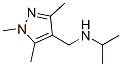N-[(1,3,5-三甲基-1H-吡唑-4-基)甲基]-2-丙胺结构式_880361-69-3结构式